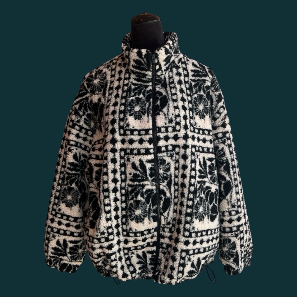 NWT Fuzzy Oversized Jacket